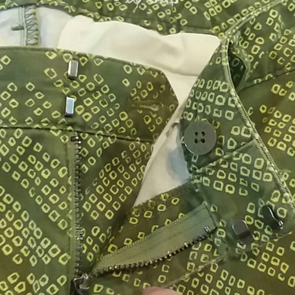 GAP khakis by GAP sz 4 green pattern,skinny mini … - Picture 8 of 8
